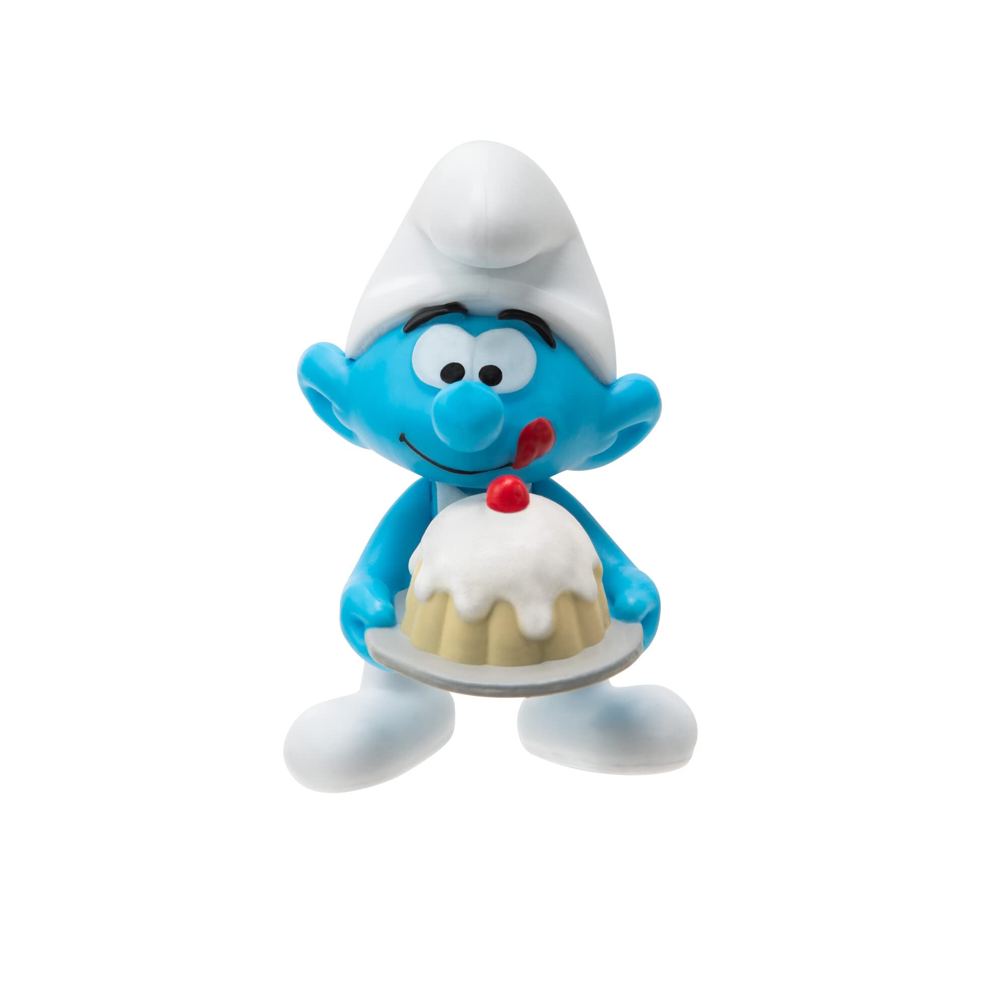 The Smurfs 40TH Anniversary Classic Figure 10 Pack - Features 2-Inch Smurfette, Grouchy, Greedy, Papa Smurf, Brainy, Hefty, Vanity, Harmony, Jokey, Chef - Authentic Details