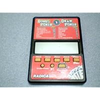 Radica Model#517 Radica Bonus Poker & Radica Draw Poker Two Games In One LCD Handheld Game Model#517