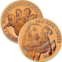 Jig Pro Shop Four Horsemen of The Apocalypse Series 1 oz .999 Pure Copper Medallion