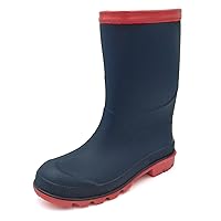 Amoji Kids Rain shoes Easy On Rubber Rain Boots (Little Kid/Big Kid)