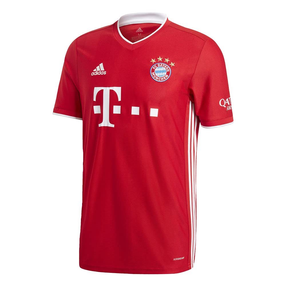 Adidas Mens Fc Bayern Munich Home Soccer Jersey Truered