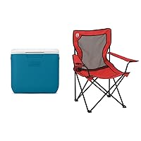 Chiller Series 30qt Insulated Portable Cooler, Hard Cooler with Ice Retention & Heavy-Duty Handle, Great for Beach, Picnic, Camping, Tailgating, Groceries, Boating & More