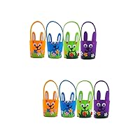 ERINGOGO 8 Pcs Non- Woven Treat Bag Kid Toy DIY Easter Basket Easter Educational Toy Easter Rabbit Toy Fabric Gift Bags Kids Basket Kidcraft Playset Child Cartoon Material Package
