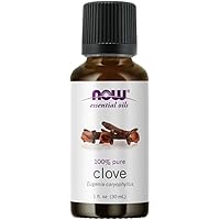 Essential Oils, Clove Oil, Balancing Aromatherapy Scent, Steam Distilled, 100% Pure, Vegan, Child Resistant Cap, 1-Ounce