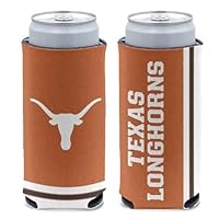 NCAA Texas Longhorns Slim Can Cooler, Team Colors, One Size