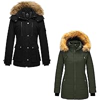 wantdo Women's Insulated Winter Coat Medium Women's Quilted Snow Winter Coat Medium