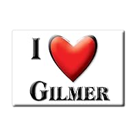 GILMER FRIDGE MAGNET TEXAS (TX) MAGNETS USA SOUVENIR I LOVE GIFT (Var. NORMAL)