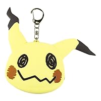 Tees Factory PM-5533819MM Pokemon Silicone Mini Pouch, Mimikyu, Approx. 1.0 x 4.7 x 4.1 inches (2.5 x 12 x 10.5 cm), Yellow