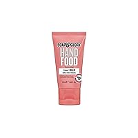 Hand Food Hand Cream - Almond Oil + Shea Butter Hydrating Cuticle & Hand Moisturizer - Rose & Bergamot Scented Hand Cream for Dry Hands (1.69 oz)