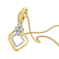 Natural Diamond Necklace 14k Rose Gold Necklace Flower Necklace Solid 14k Gold Pendant Minimalist Diamond Pendant