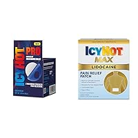 Icy Hot PRO Massaging Balm with Menthol & Camphor for Muscles & Joints with Lidocaine Pain Relief Patches, 1.25 Oz & 5 Count