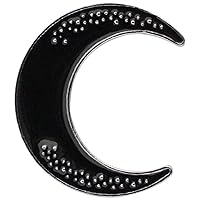 Fashion Crescent Moon Coat Button Brooch Pin Badge Unisex Enamel Party Gift Convenient and Clever