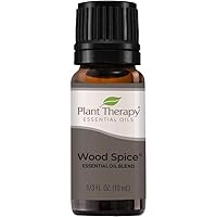Plant Therapy Wood Spice Essential Oil Blend 10 mL (1/3 oz) 100% Pure, Undiluted, Therapeutic Grade
