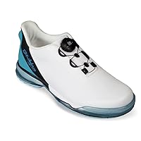 KR Strikeforce TPC Hype White/Black/Sky Bowling Shoes - Left Handed M 5.0 / W 6.5