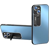 CaseCase for iPhone 13 Pro Max/13 Pro/13 with Sturdy Stand, Matte Anti-Drop Hard PC Back with Soft Silicone Edge Slim Thin Protective Cover (Color : Blue, Size : 13 Pro 6.1