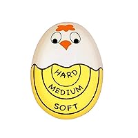 Cartoon Egg Timer Color Changing Indicators Soft & Hard Boil Eggs Thermometer Kitchen Gadget Tells When Eggs are Readys Egg Timers for Cooking Hard Boiled Eggs Kitchen Cute