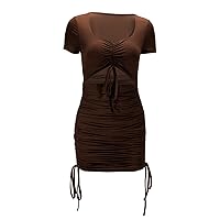 Female Dresses,Sexy V Neck Dress Simple and Delicate Design Jag Dress Pants for Women
