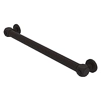 Allied Brass CU-GRS-18-ORB Cube Design Smooth Grab Bar - 18 inch, Oil Rubbed Bronze