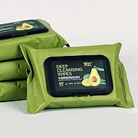 Avocado Extract Makeup Remover Wipes