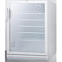 Summit Appliance SCR600GLBIADA Commercially Listed ADA Compliant Built-in Undercounter 24
