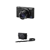Sony RX100VA (Newest Version) 20.1MP Digital Camera and Premium Jacket Case (LCJRXK/B) for RX100 Series Digital Still Cameras