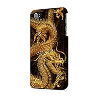 R2804 Chinese Gold Dragon Printed Case Cover for iPhone 5C