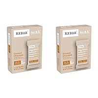 RXBAR Protein Bars, 12g Protein, Gluten-Free, Snacks, Coconut Chocolate, 9.15oz Box (5 Bars) (Pack of 2)