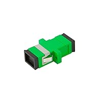 Monoprice SC Simplex One Piece Fiber Adapter (6 Pack) Female to Female, Multi Mode, Easy to Install, use with Blank Panels
