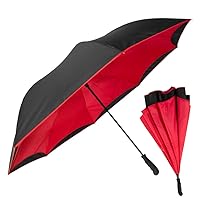 STROMBERGBRAND UMBRELLAS Windproof Double Layer Inverted Golf Umbrella, 58
