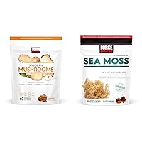 Modern Mushrooms Soft Chews with 7 Mushrooms, 60 Chews & Sea Moss Soft Chews, Irish Sea Moss with Antioxidants, 30 Chews