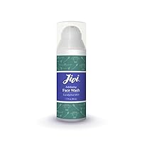 Exfoliating Face Wash (Eucalyptus Mint) | Cream Cleanser that Removes Makeup and Tones | 100% Natural with Organic Ingredients | Made for Sensitive and Dry Skin | 1.7 fl. oz.