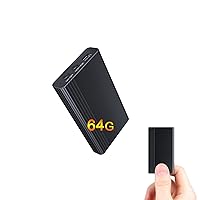64GB Voice Activated Recorder,300 Hours Recording Long Battery Life,Mini Magnetic Digital Audio Recorder,Small Listening Device