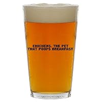 Chickens. The Pet That Poops Breakfast - Beer 16oz Pint Glass Cup