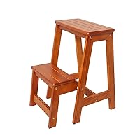 Wooden Step Stool,Stool Made of Solid Wood Stool for Stool Stool 2 Steps Stool Stool