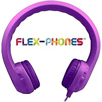 HamiltonBuhl Kid's Durable Flex-Phones Foam Headphones Kindergarten Purple (Kids-PPL), Kids-Purple