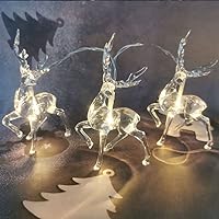 Christmas Decorative lamp elk Ornamental Festoon lamp LED Lighting Chain Battery lamp(Warm White; Customized Color Size)