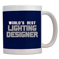World's best Lighting Designer Mechanic Font Mug 11 ounces ceramic