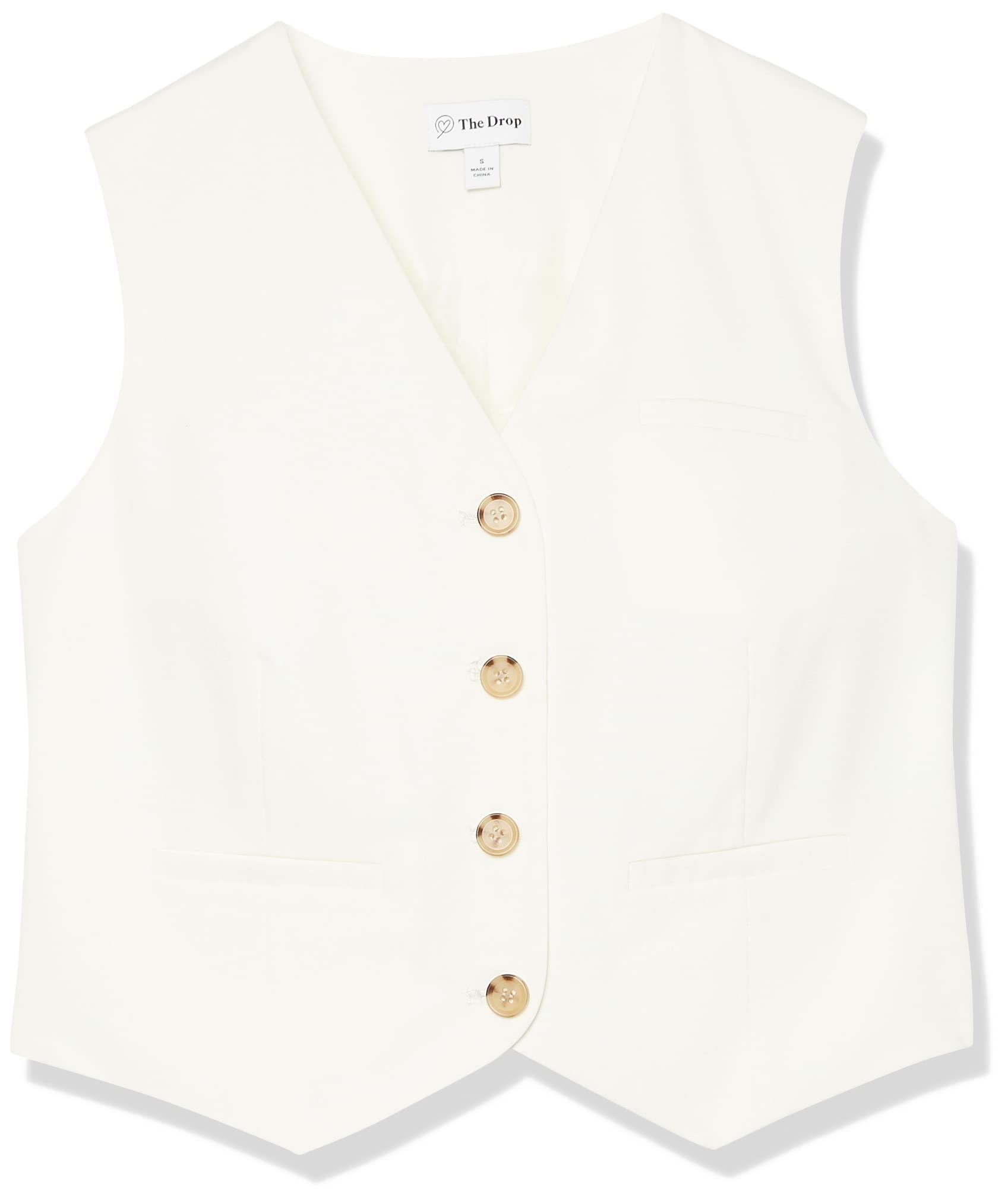 The Drop Women's Sadie Cropped Slim Vest