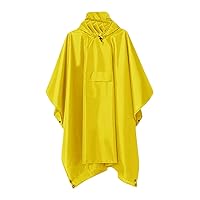 3 In1hooded Rain Poncho Waterproof Raincoat Jacket For Adults, Outdoor Tent Mat Poncho