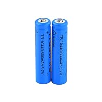 Rechargeable Batteries 3.7V 10440 600Mah Lithium Li Ion Batteries Rechargeable Batteries 3.7V 2 Pcs