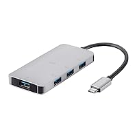Monoprice USB-C to HDMI USB | 4K@30Hz, with USB-C 100W Power Delivery Adapter with Folding USB Type-C Connector - Consul Series