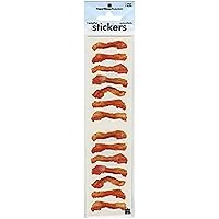 Paper House Productions ST-2246E Photo Real Stickypix Stickers, 2-Inch by 4-Inch, Bacon (6-Pack)