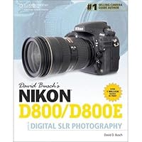 David Busch D800/D800E Guide to Digital SLR Photography, Paperback, 688 Pages