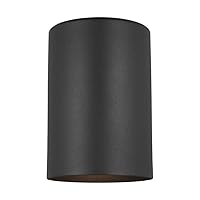 Generation Lighting 8313801-12 Outdoor Cylinders Dark Sky Wall Sconce Wall Lantern Lighting Fixture, 1-Light 65 Watt, 7