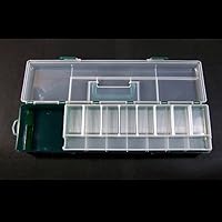 10 PCS Arts Crafts Sewing Organization Storage Transport Boxes Organizers Clear Beads Tackle Box Case X0824
