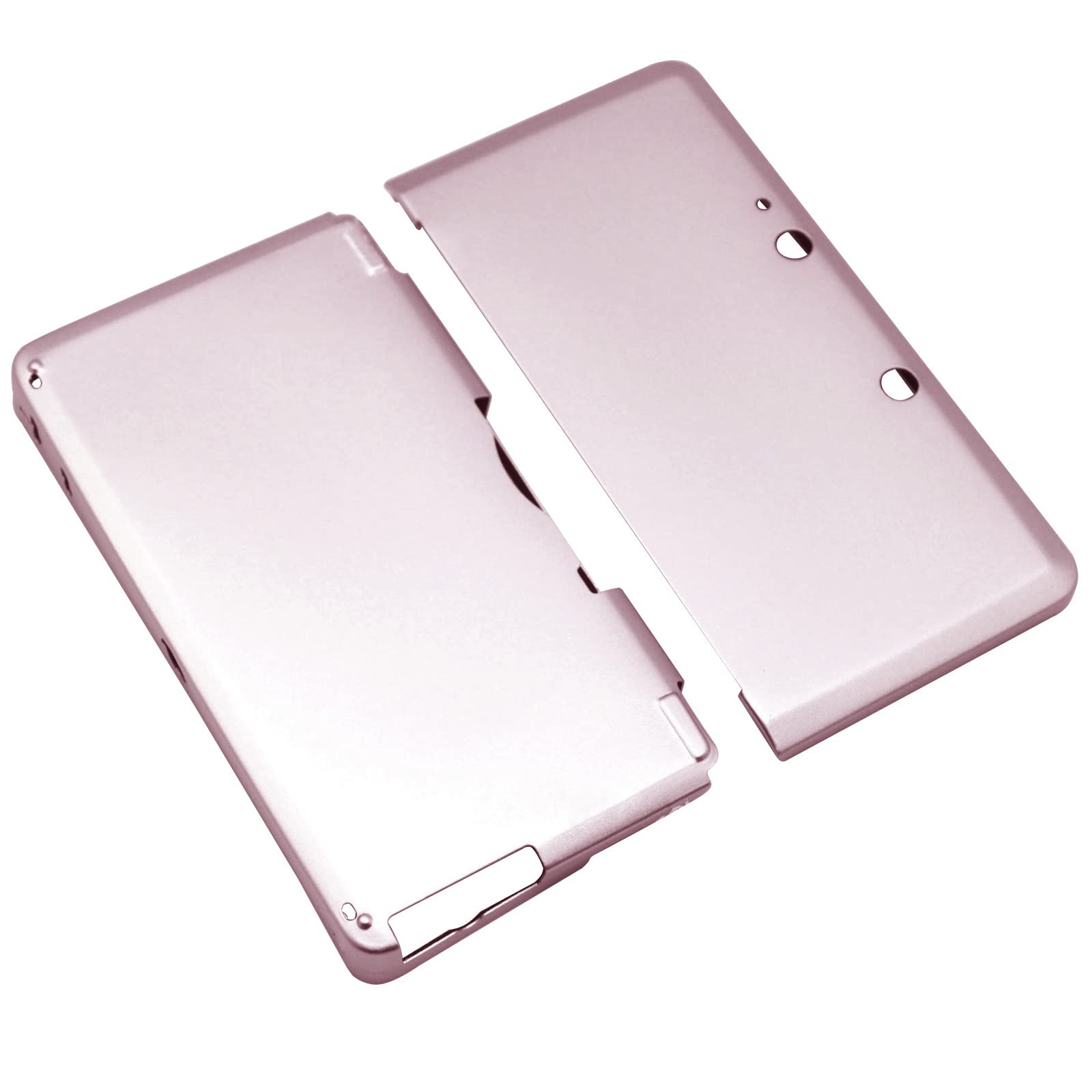 OSTENT Anti-shock Hard Aluminum Metal Box Cover Case Shell Compatible for Nintendo 3DS Console Color Pink