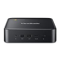 ViewSonic NMP760 Chromebox with Built-in Chrome OS, Google Play Store, Integrated Google Management Console, Intel 10th Gen Processor, 8GB Memory, 64GB eMMC Storage