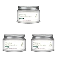 Amazon Aware Balancing Face Moisturizer with Licorice Root Extract & Vitamin C, Vegan, Cucumber, Dermatologist Tested, Oily to Combination Skin, 1.7 fl oz (Pack of 3)