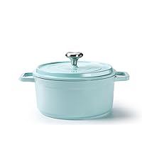 Ceramic enamel pot, household gas cooker, casserole, soup pot, stew cup, non-stick pot, cast iron pot, boiling pot, milk pot green