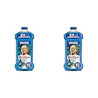 Mr. Clean 2X Concentrated Multi Surface Cleaner with Unstopables Fresh Scent, All Purpose Cleaner, 41 fl oz (Pack of 2)